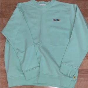 Tyler the Creator Golf Wang crewneck in mint color